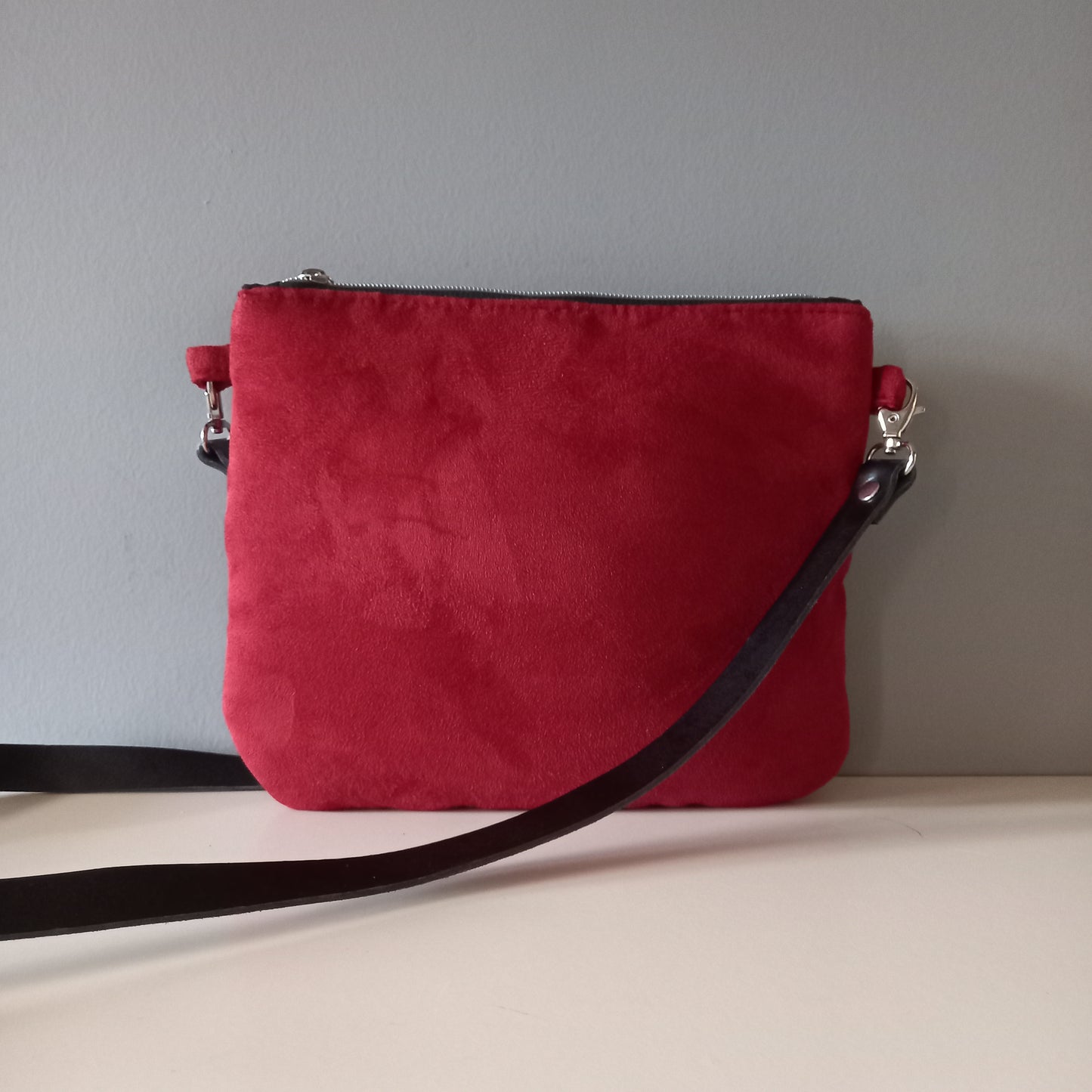 Sac Musette brique feuilles d'automne