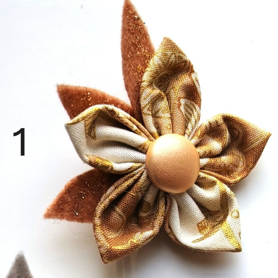 Les broches blanches et noires