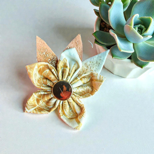 Les broches blanches et noires