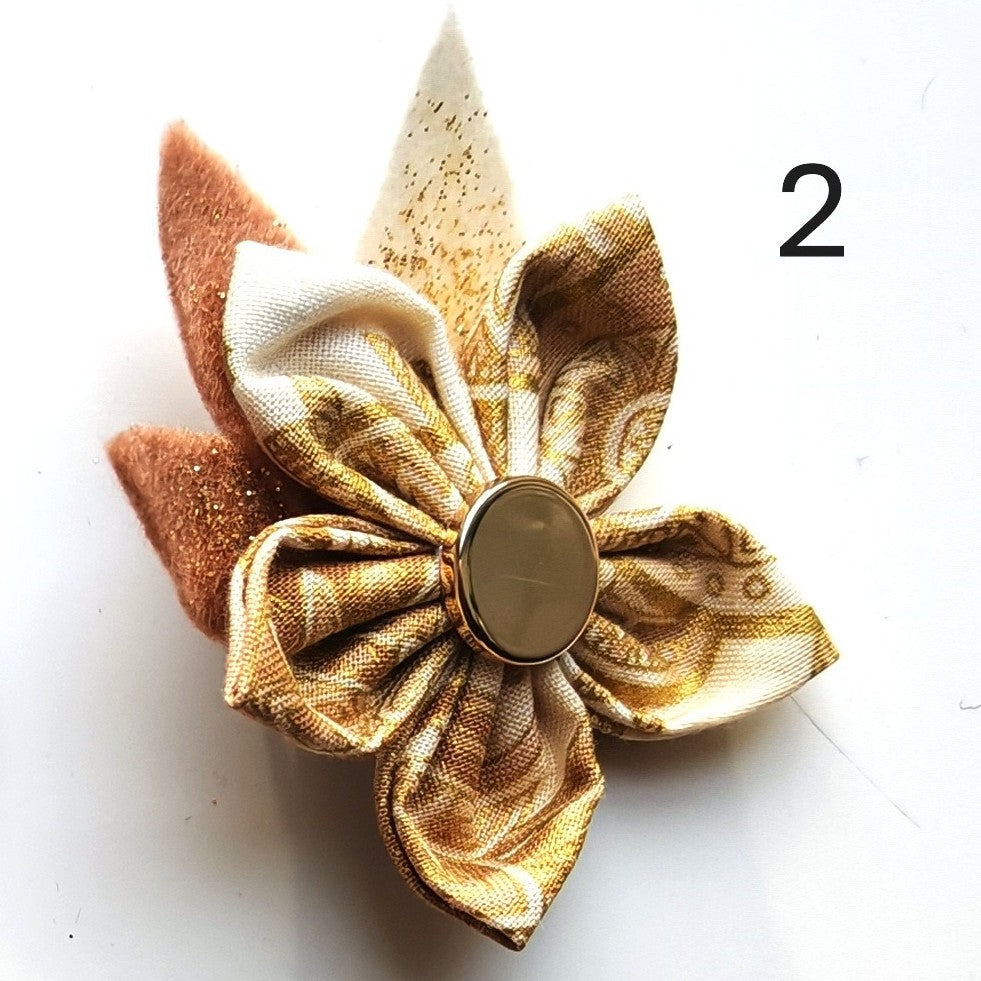 Les broches blanches et noires