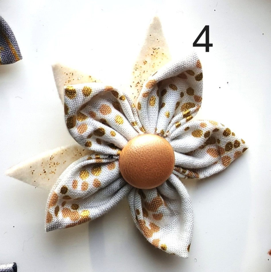 Les broches blanches et noires