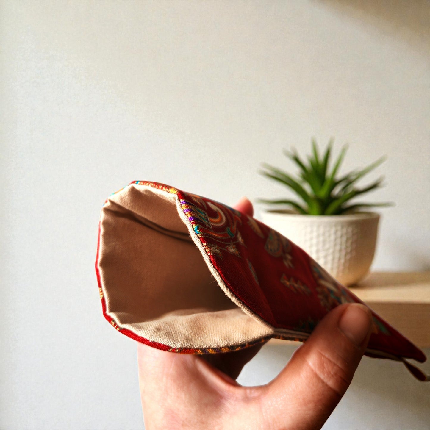 Etui à lunettes tissu japonais