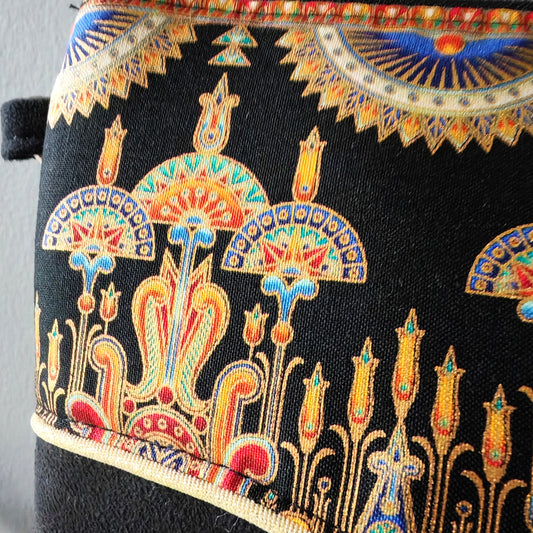 Sac Pils noir et or