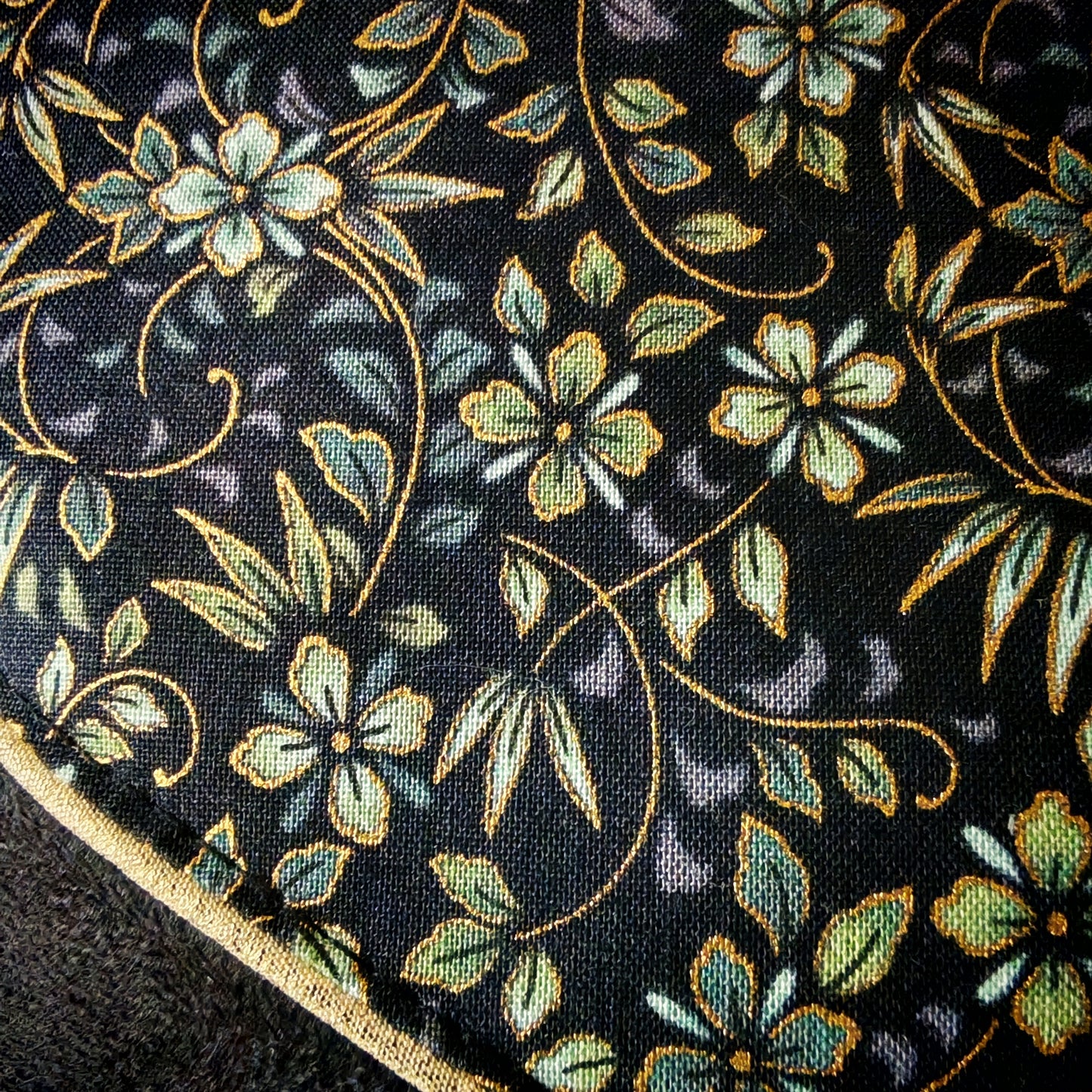 Le Petit Bandoulière noir vert et or